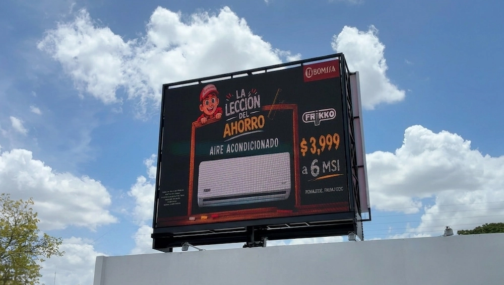 Estación de metro con publicidad digital