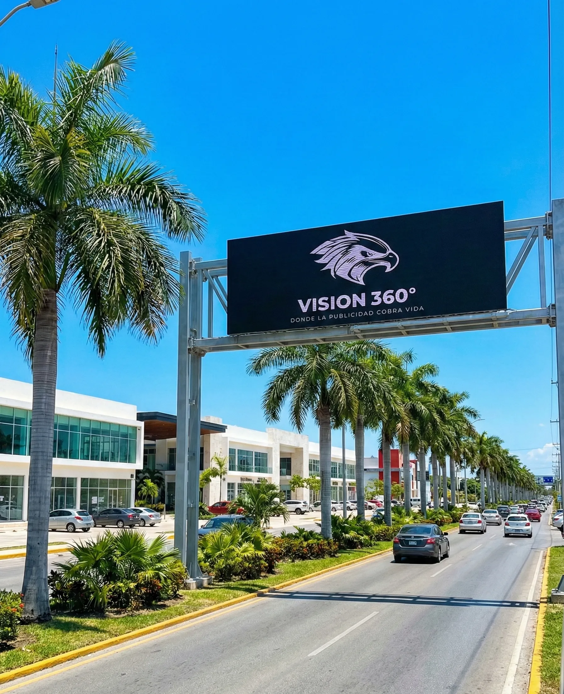 Estación de metro con publicidad digital